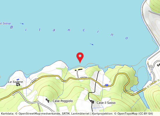 Nebbiaia est på kartan