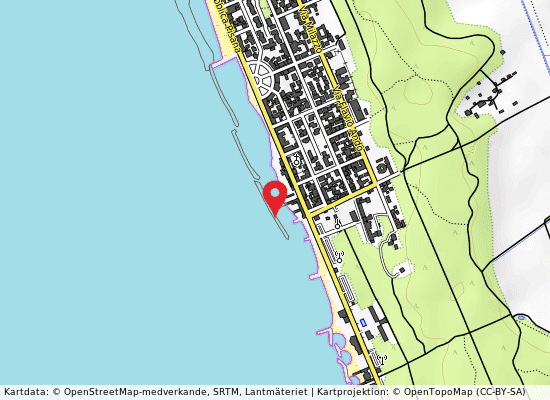 Marina di pisa på kartan