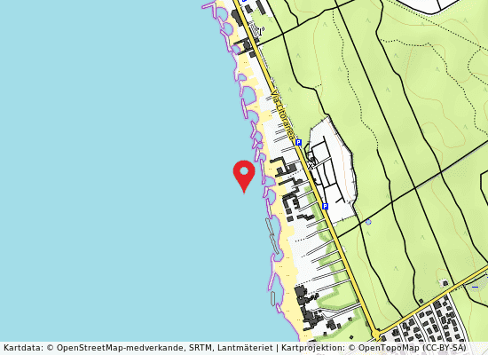 Marina di pisa på kartan