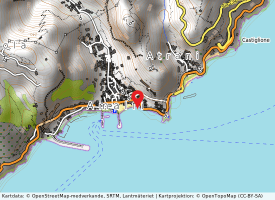 Marina grande  på kartan