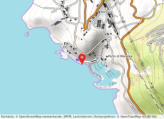 Molo porto nord på kartan