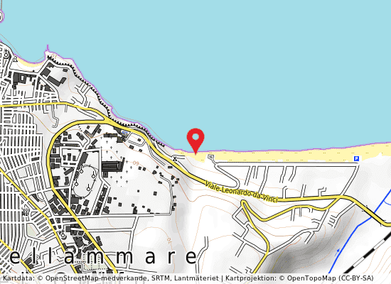 Spiaggia prospiciente ''''lampara'''' på kartan