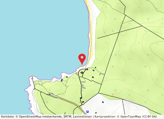 Porto ferro på kartan