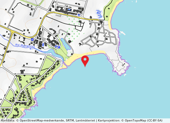 Cala ginepro på kartan