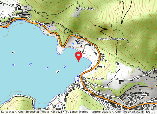 Spiaggia camping al sole på kartan