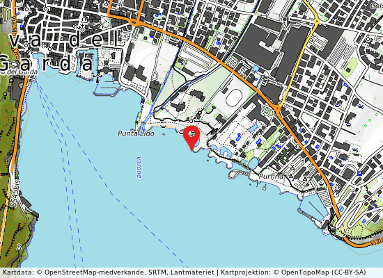 Spiaggia sabbioni på kartan